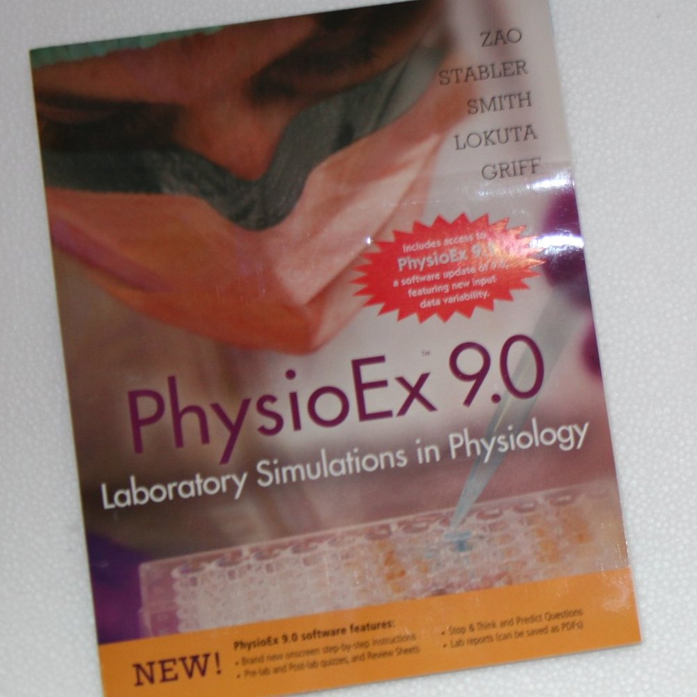 PhysioEx 9.0: Laboratory Simulations in Physiology  Book & Software NEW